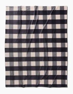 GEOMETRY Snowy Gingham Butter Blanket