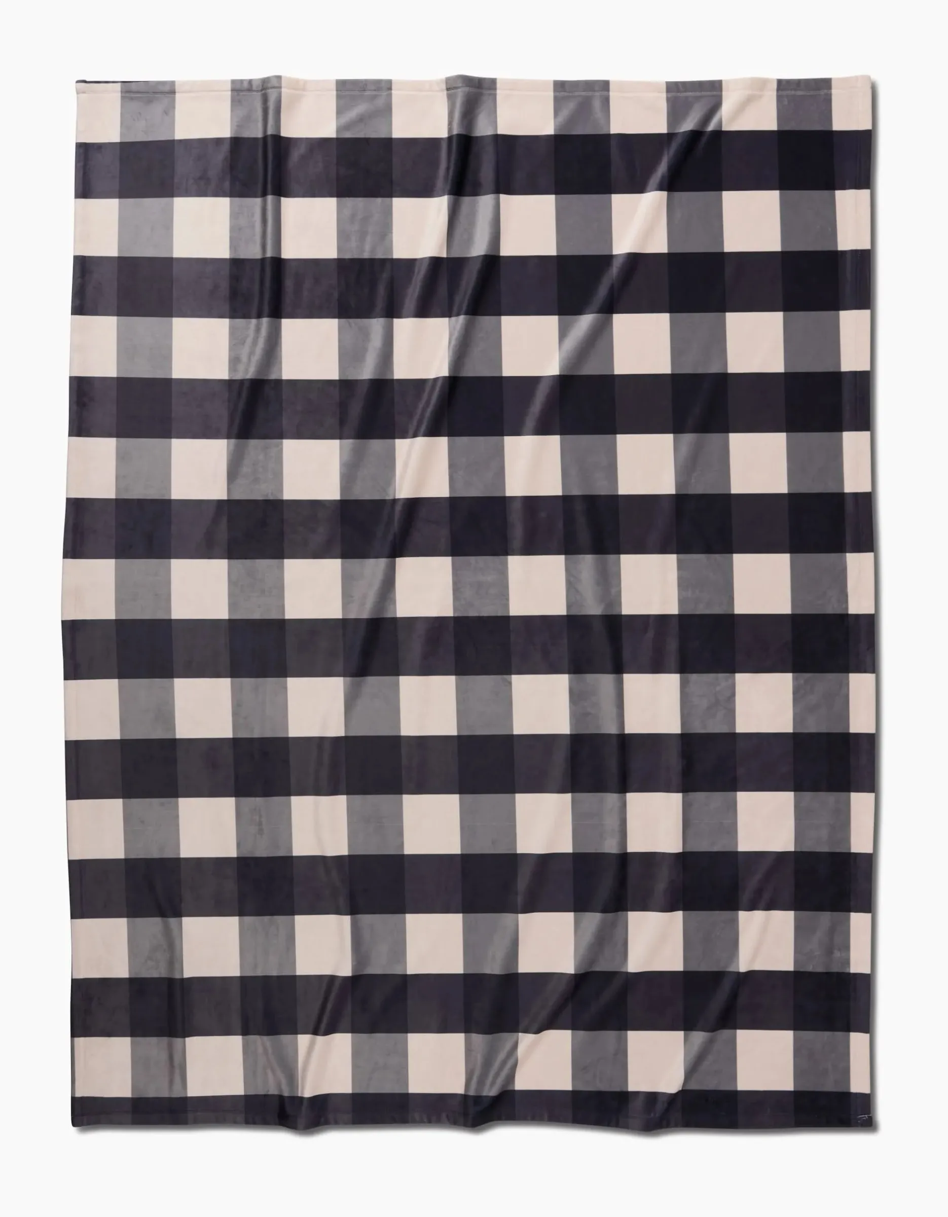 GEOMETRY Snowy Gingham Butter Blanket