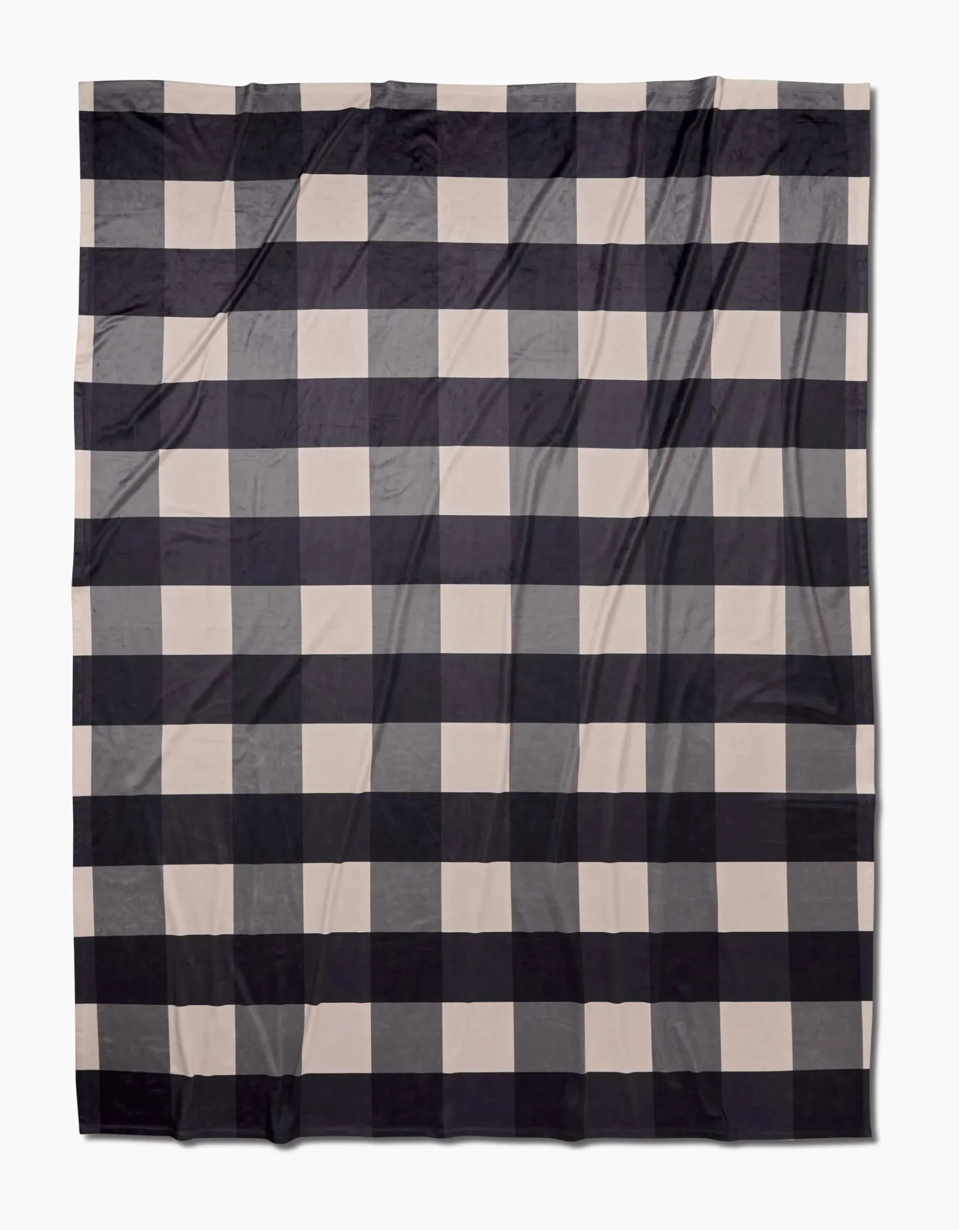 GEOMETRY Snowy Gingham Butter Blanket