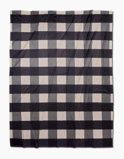 GEOMETRY Snowy Gingham Butter Blanket