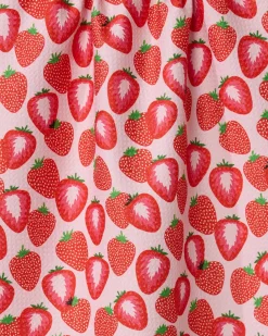 GEOMETRY So Many Strawberries Tea Towel
