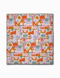 GEOMETRY Soft Cutouts Garden Beach Blanket