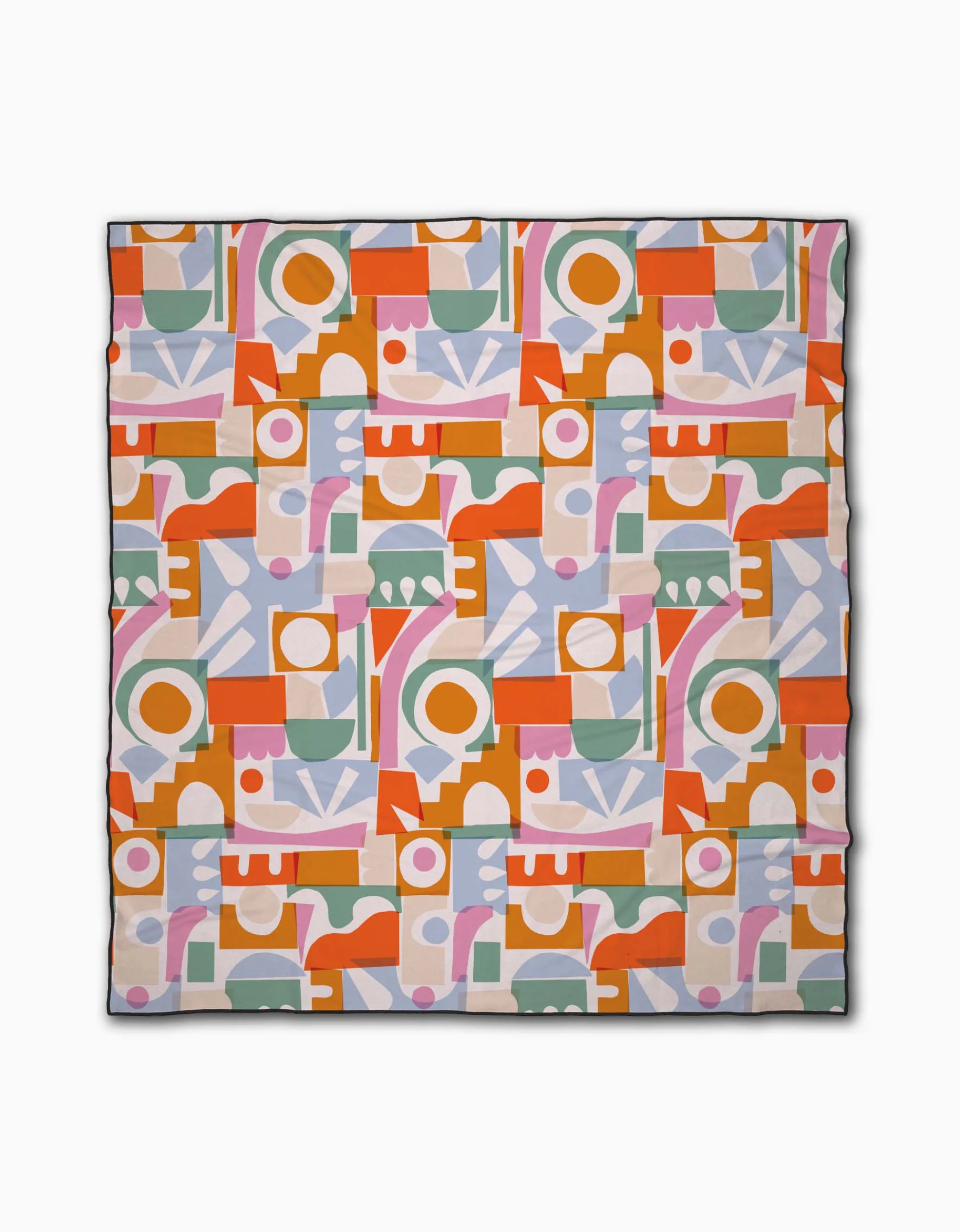 GEOMETRY Soft Cutouts Garden Beach Blanket