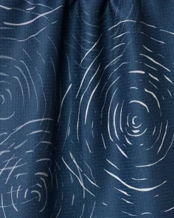 GEOMETRY Soft Steps - Midnight Tea Towel