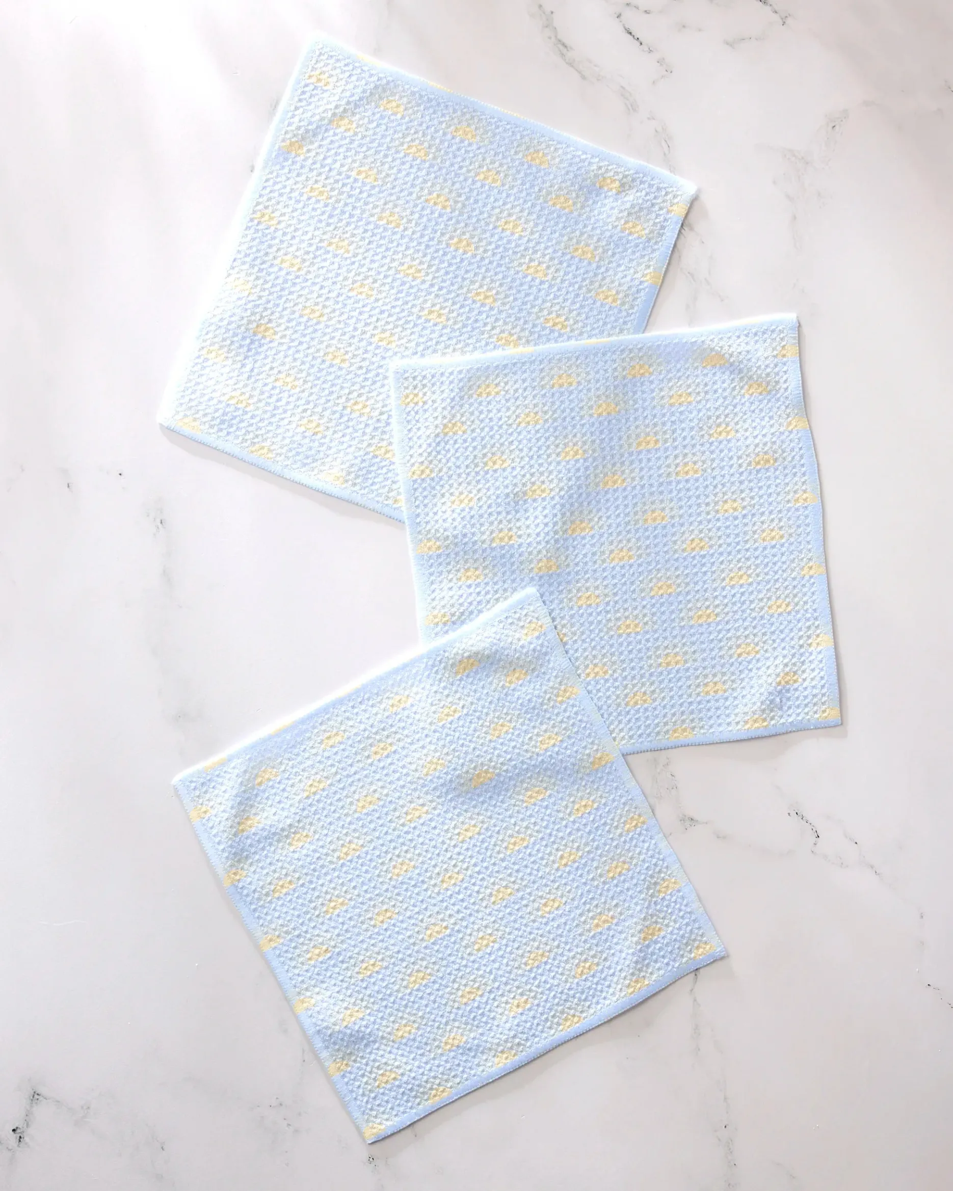 GEOMETRY Soft Summer Sun Dishcloth Set