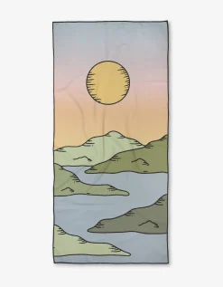 GEOMETRY Sorbet Sunrise Beach Towel