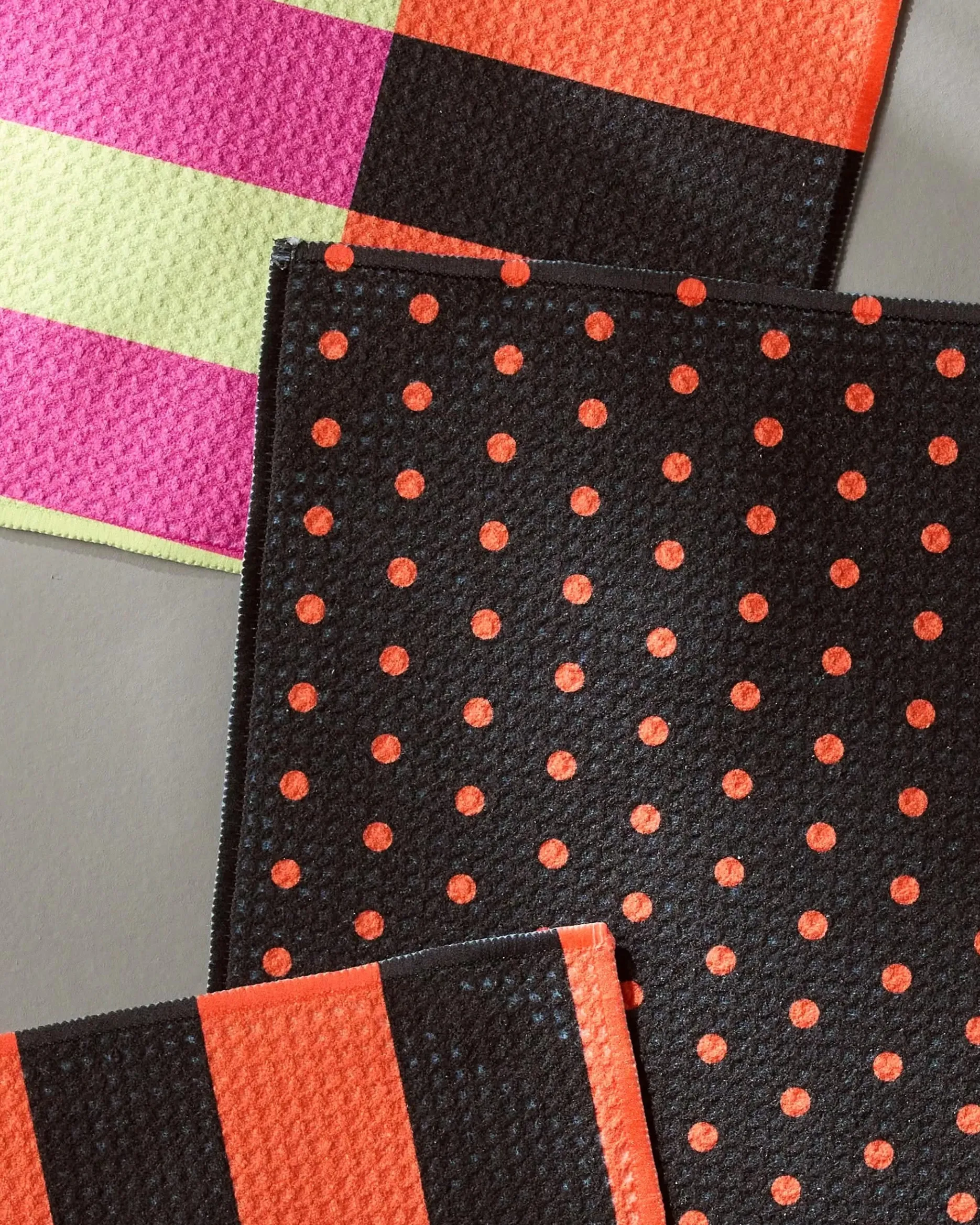 GEOMETRY Spooky Hour Stripe Dishcloth Set