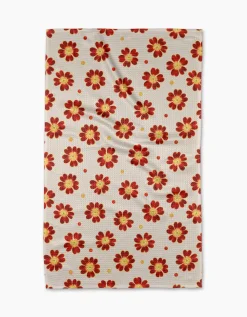 GEOMETRY Spotty Floral Tea Towel