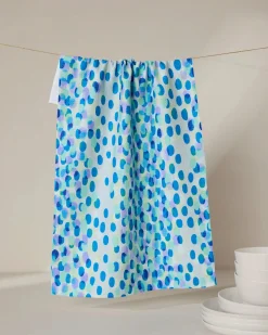 GEOMETRY Spotty Summer Tea Towel