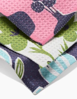 GEOMETRY Spring Bouquet Dishcloth Set