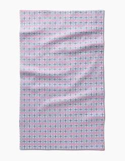 GEOMETRY Spring Cottage Plaid Tea Towel