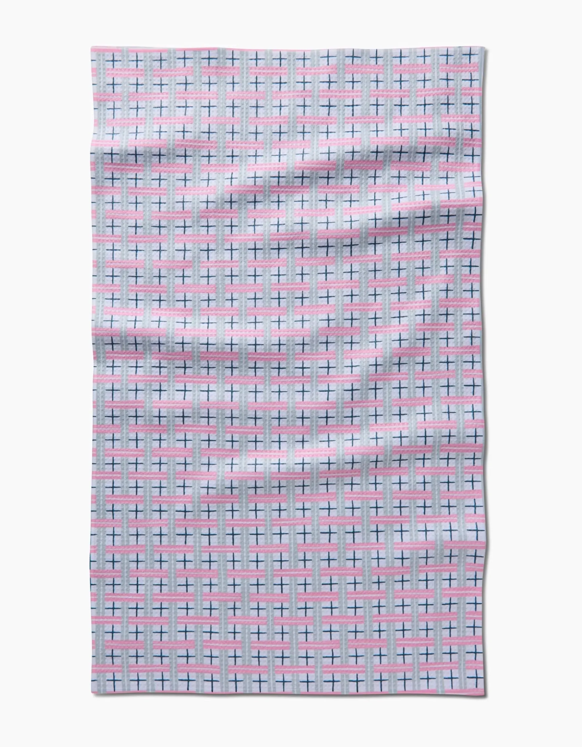 GEOMETRY Spring Cottage Plaid Tea Towel