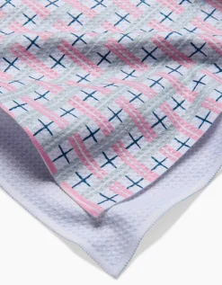GEOMETRY Spring Cottage Plaid Tea Towel