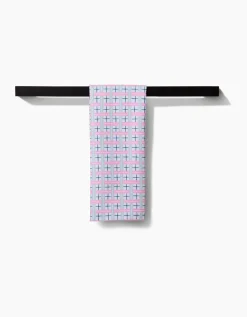 GEOMETRY Spring Cottage Plaid Tea Towel