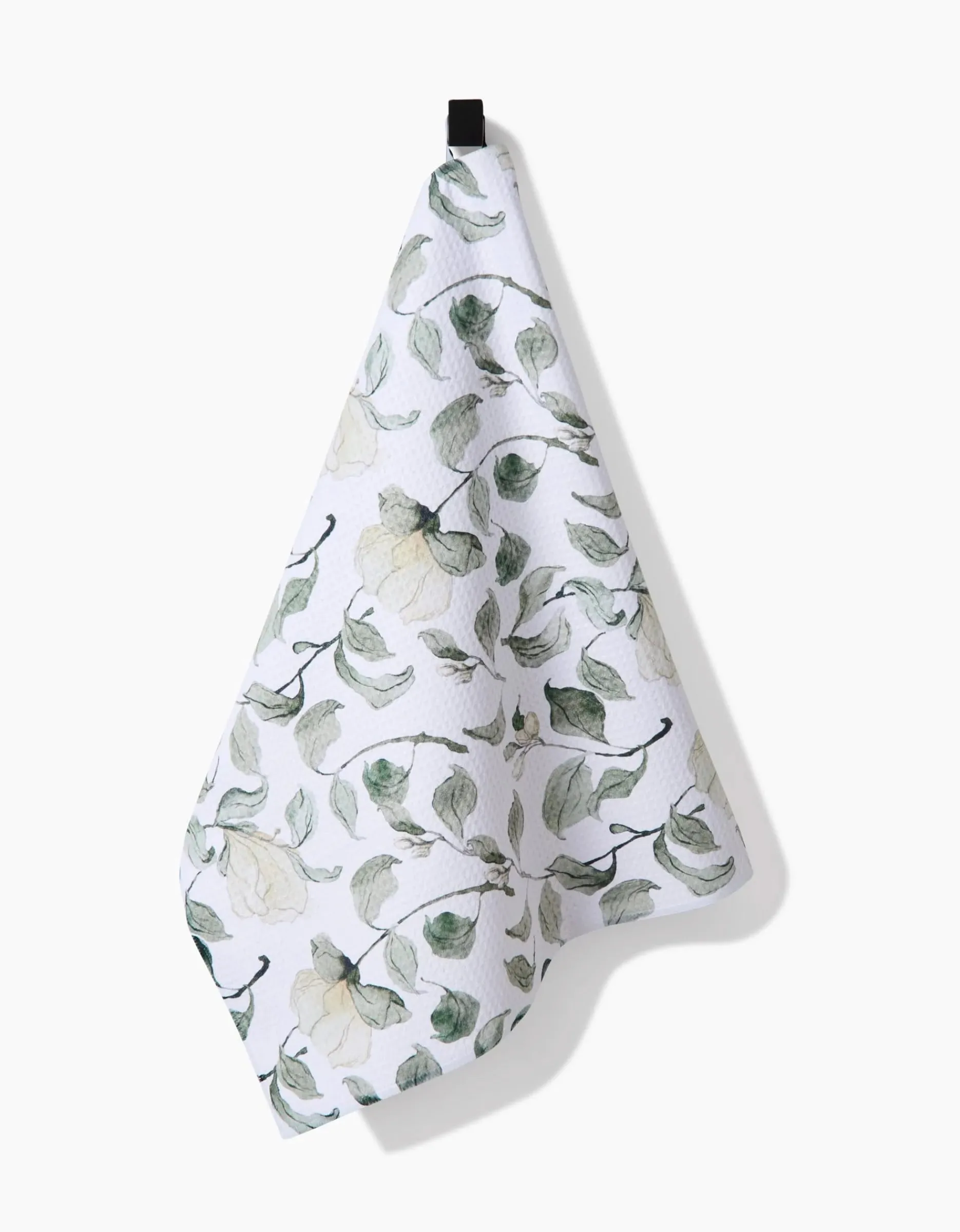 GEOMETRY Spring Floral Blossoms Tea Towel
