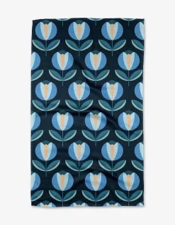 GEOMETRY Spring Florals Tea Towel