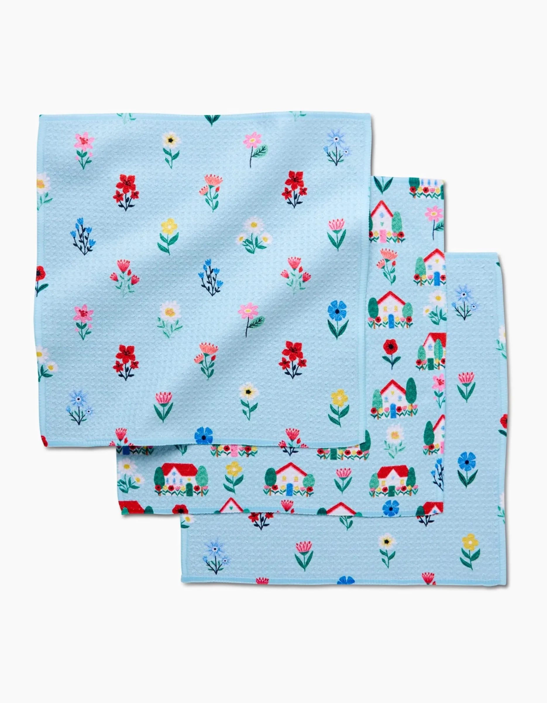 GEOMETRY Spring House Blossom Dishcloth Set