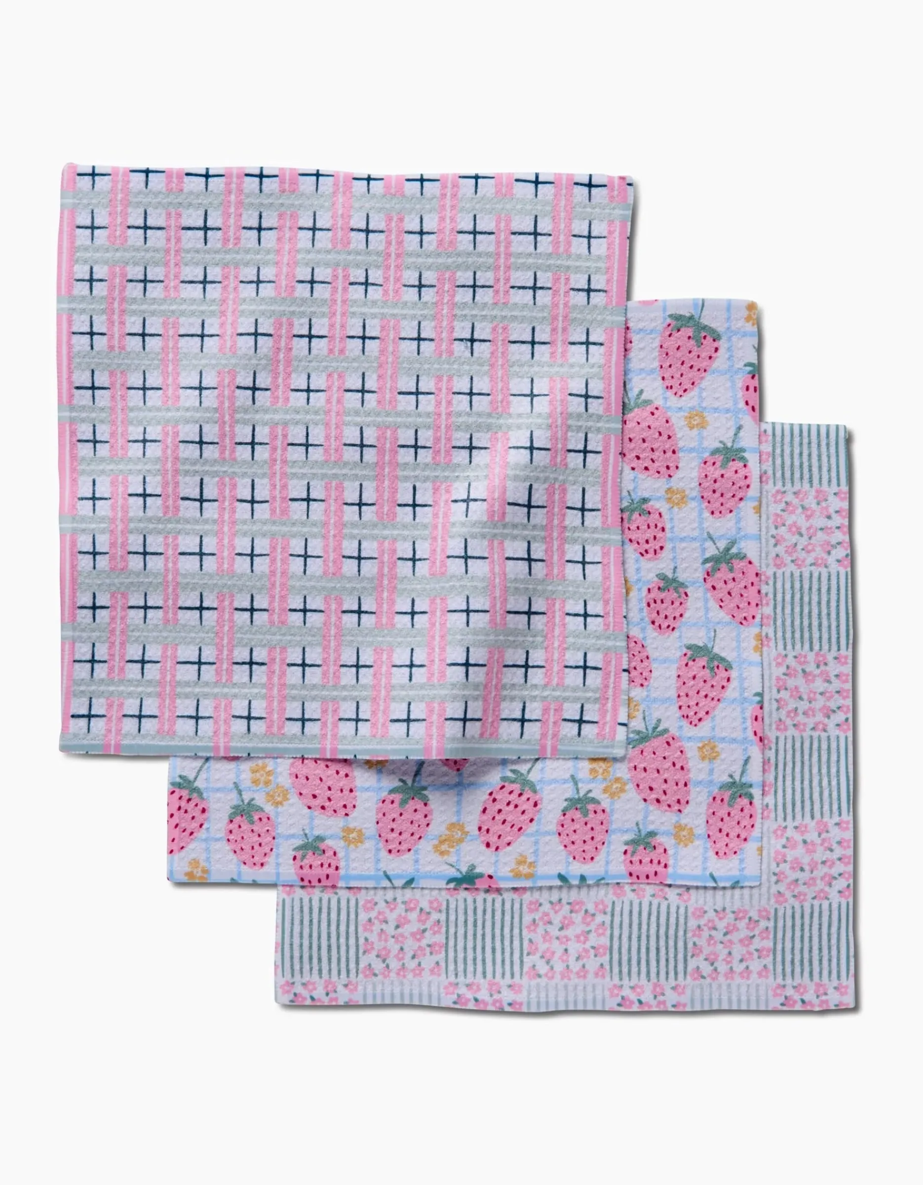 GEOMETRY Spring Picnic Day Dishcloth Set