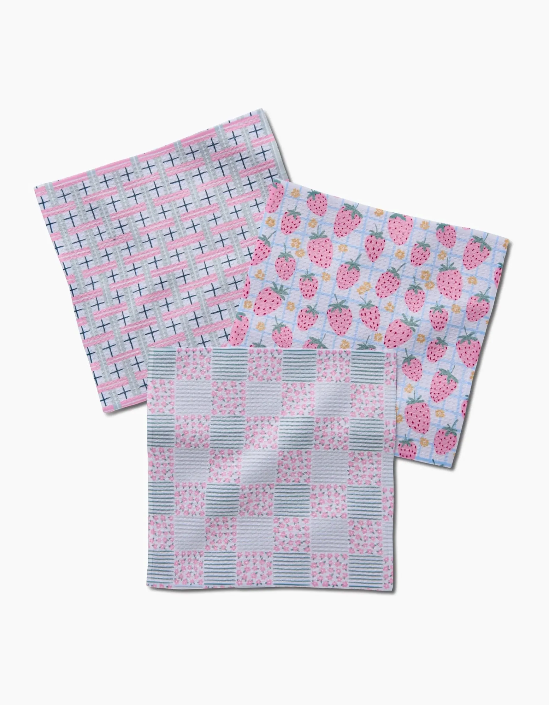 GEOMETRY Spring Picnic Day Dishcloth Set