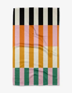 GEOMETRY Stacked Stripes Tea Towel