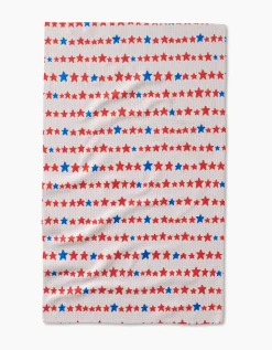 GEOMETRY Starry Stripes Tea Towel