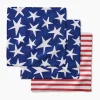 GEOMETRY Stars And Stripes Dishcloth Set