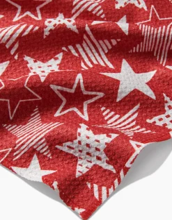 GEOMETRY Stars In Your Eyes Red Bar Towel