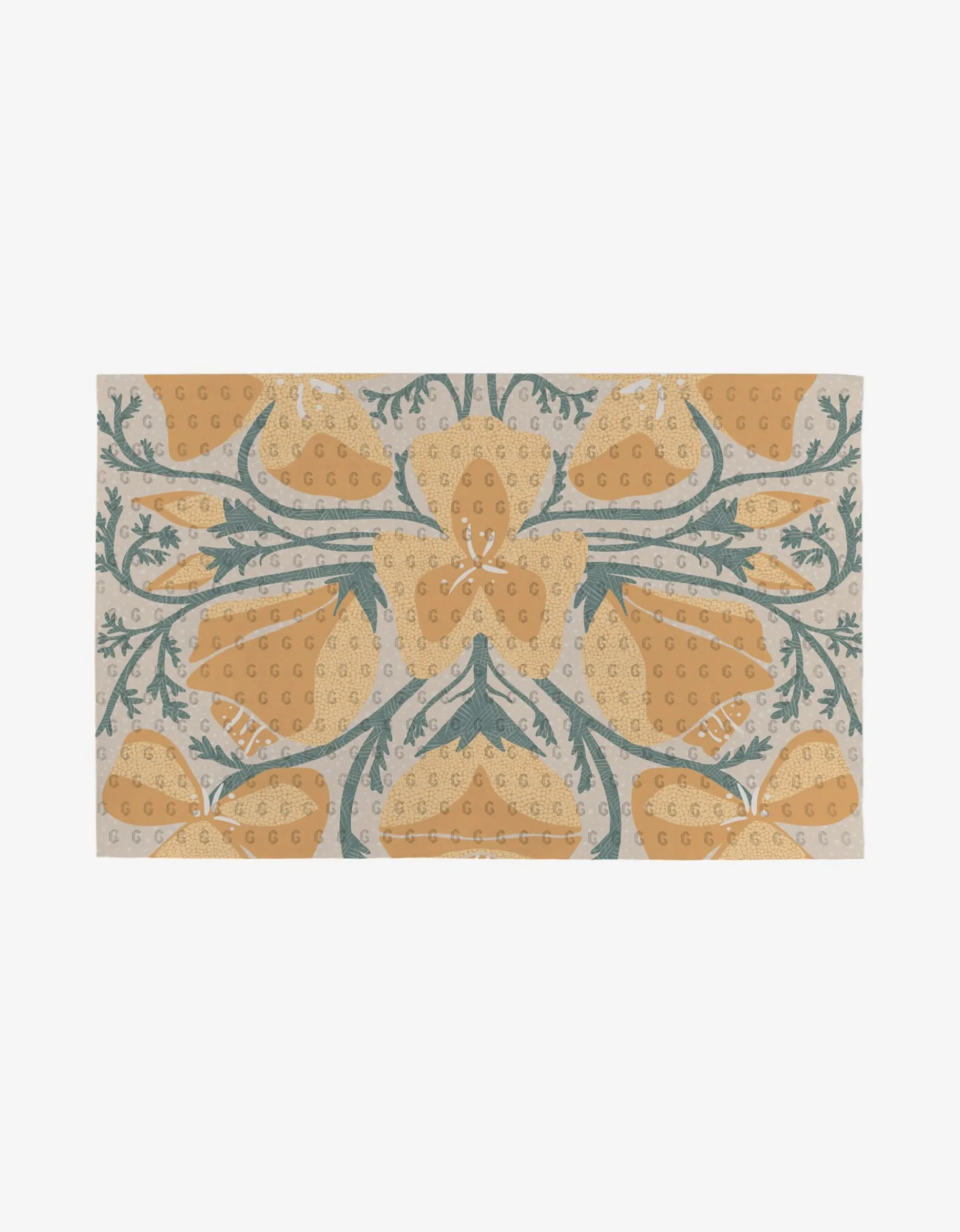 GEOMETRY State Flowers Not Paper Towel