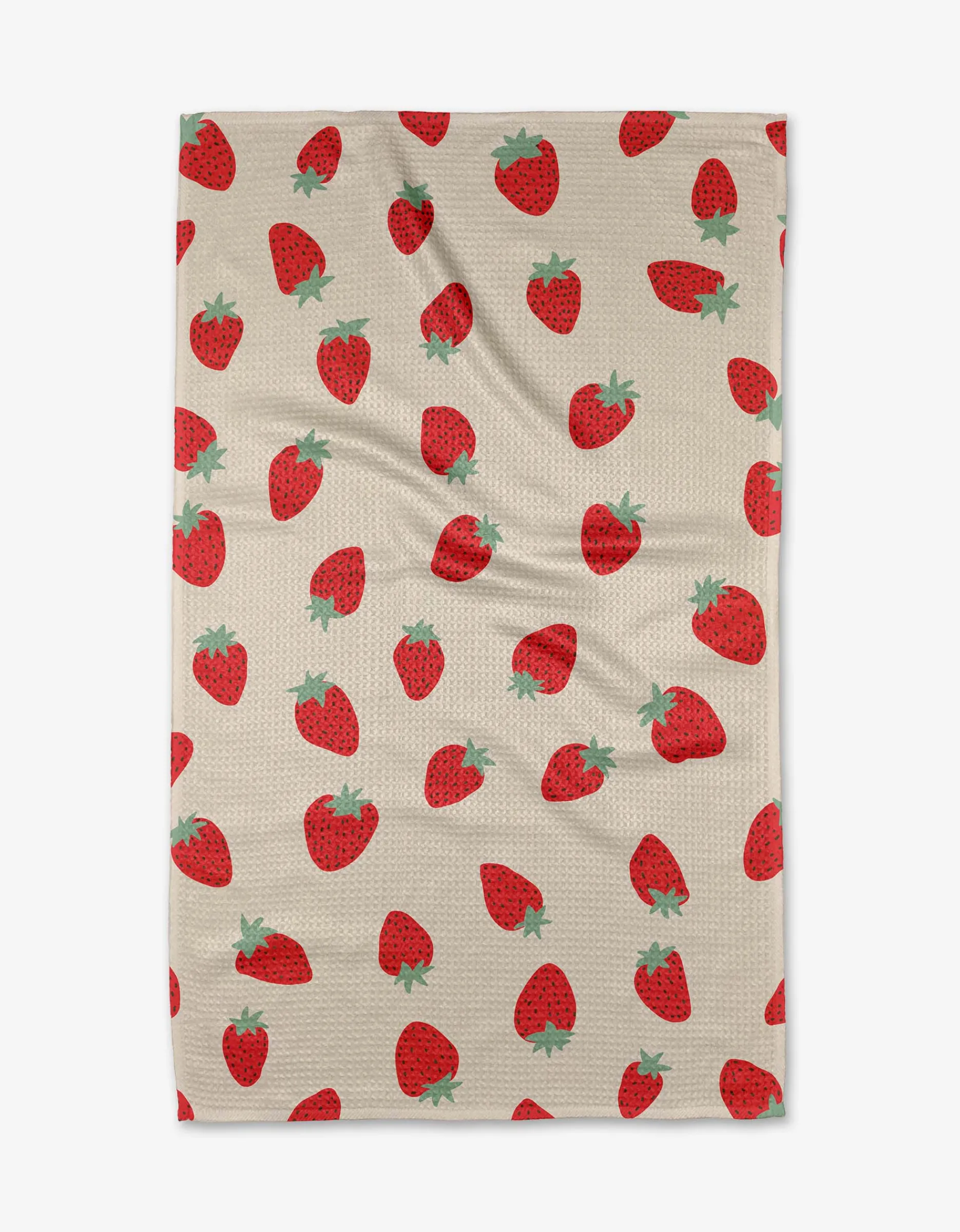 GEOMETRY Strawberry Shortcake Tea Towel