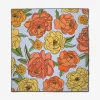 GEOMETRY Summer Flowers Beach Blanket