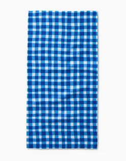 GEOMETRY Summer Plaid Bar Towel
