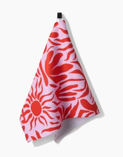 GEOMETRY Summer Sunset Tea Towel