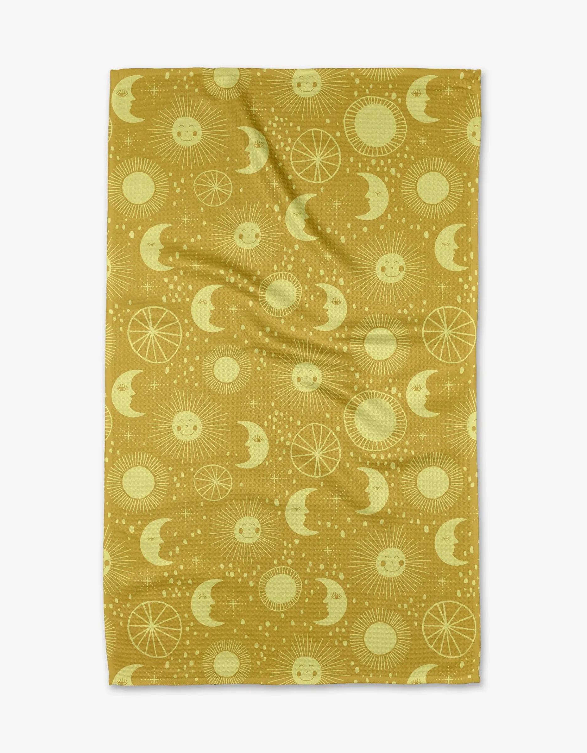 GEOMETRY Sun Moon Star Tea Towel