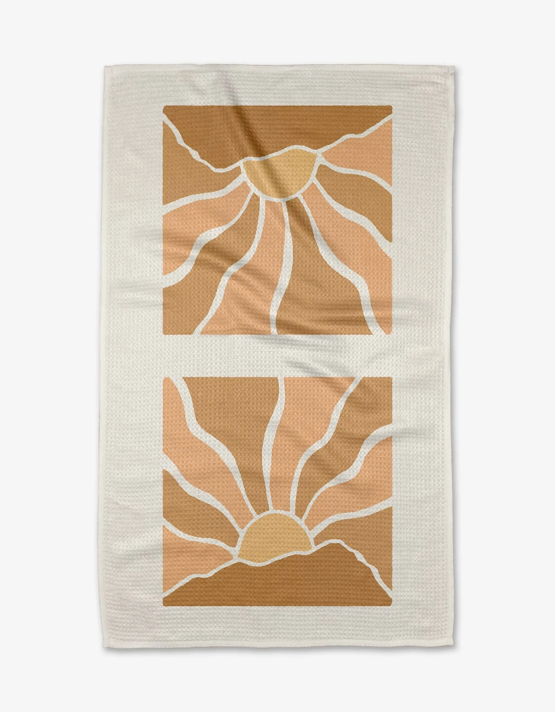 GEOMETRY Sun Rays Tea Towel