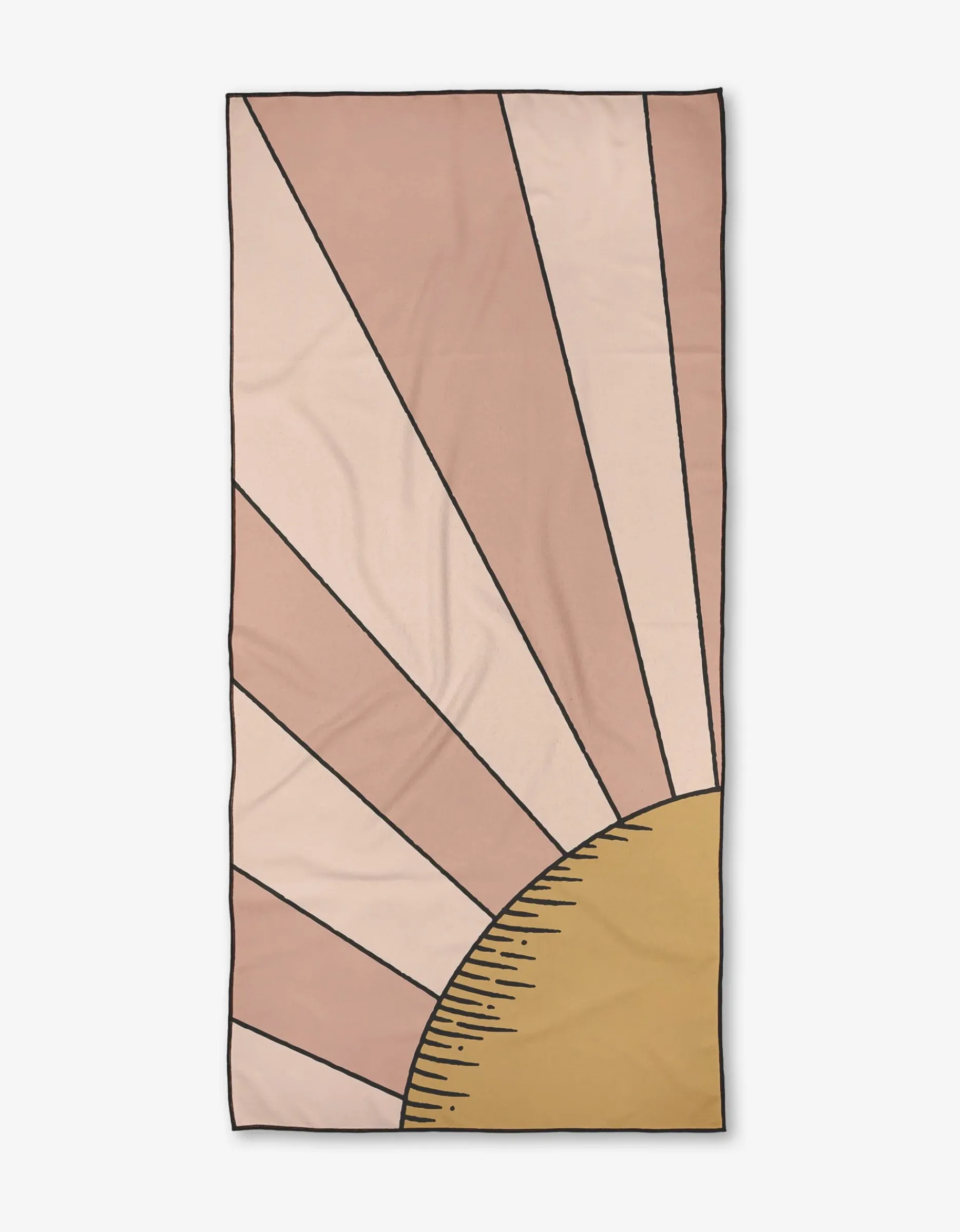 GEOMETRY Sunburst Beach Towel
