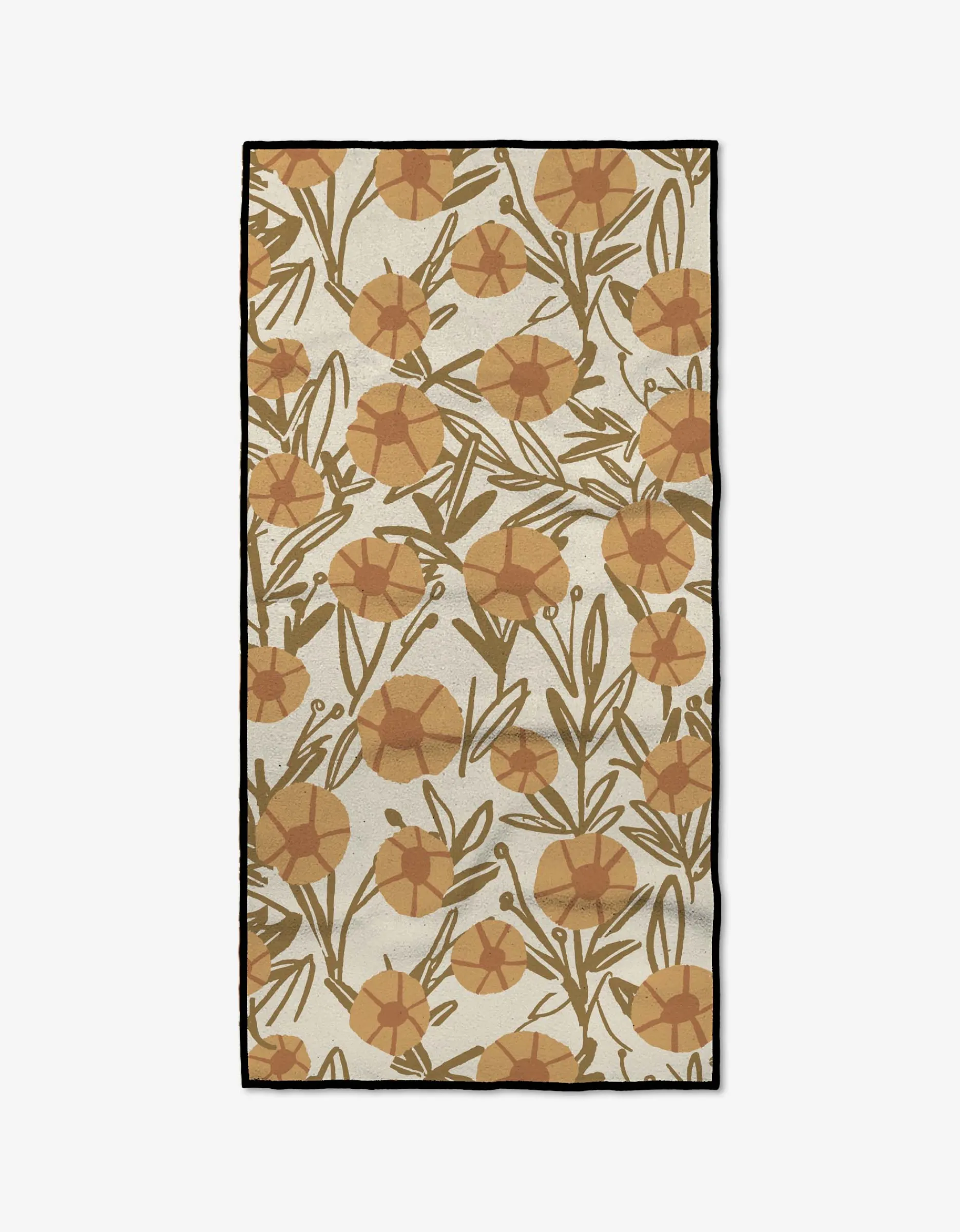 GEOMETRY Sunflower Fields Fitness Towel