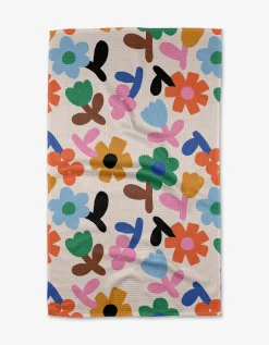 GEOMETRY Sunny Bloom Tea Towel