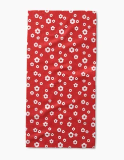 GEOMETRY Sunny Flowers Bar Towel
