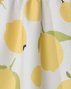 GEOMETRY Sunny Lemons Tea Towel