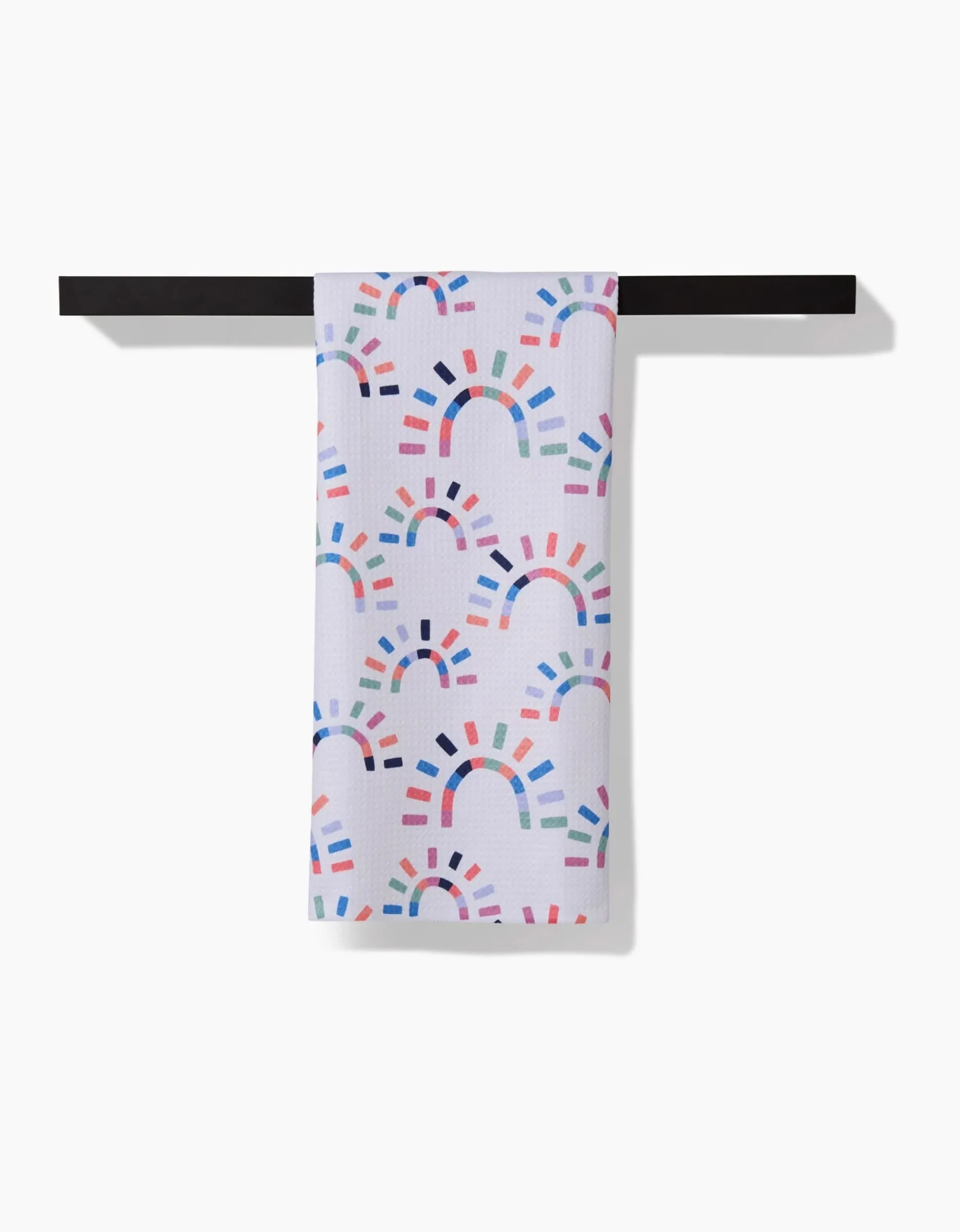 GEOMETRY Sunshine Rainbow Tea Towel
