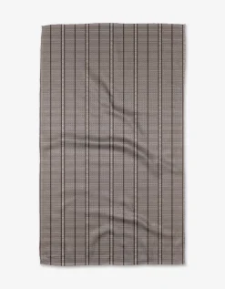 GEOMETRY Super Stripe - Chocolate Tea Towel