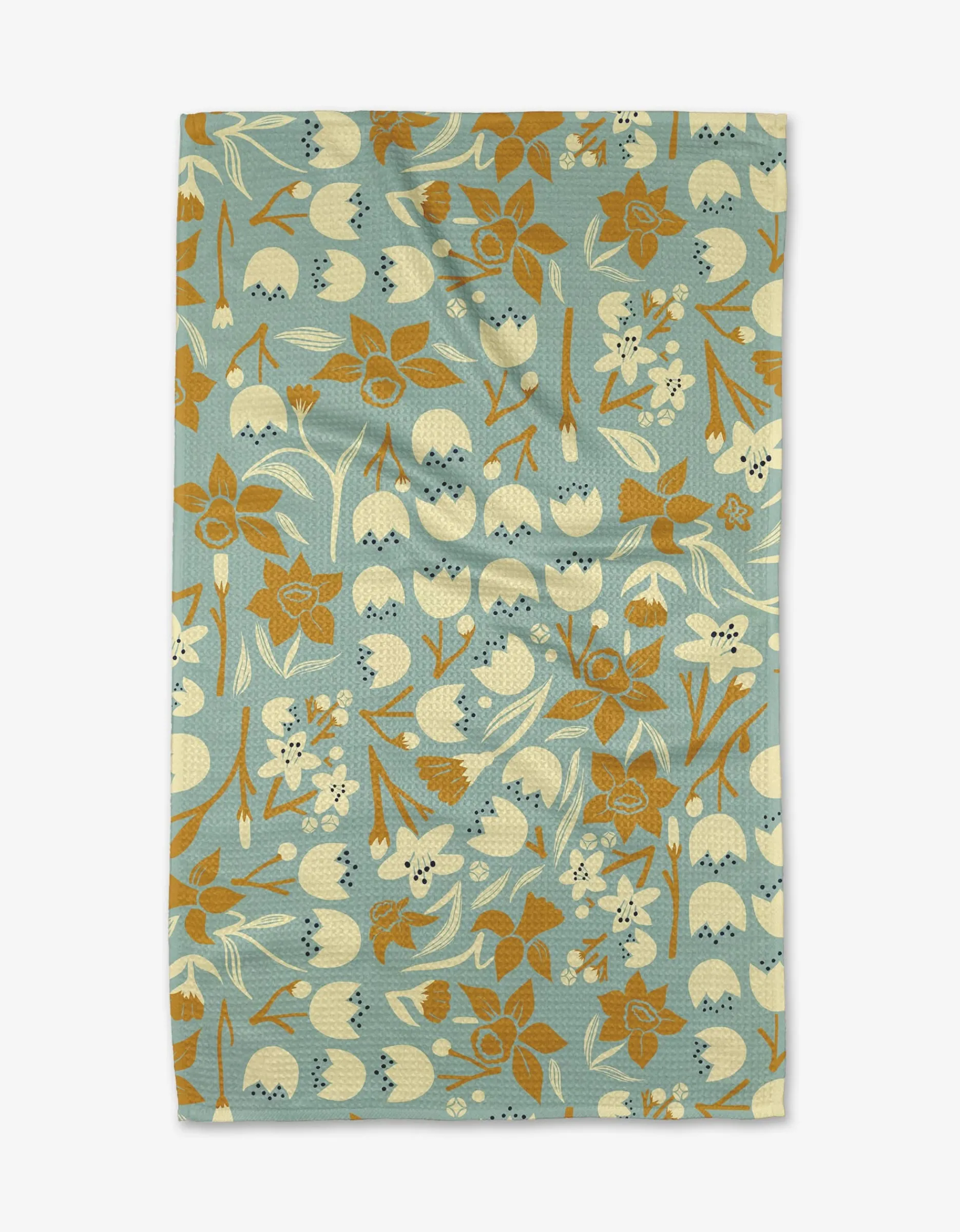 GEOMETRY Swedish Cherry Blossoms Tea Towel