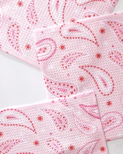 GEOMETRY Sweet Paisley Dishcloth Set