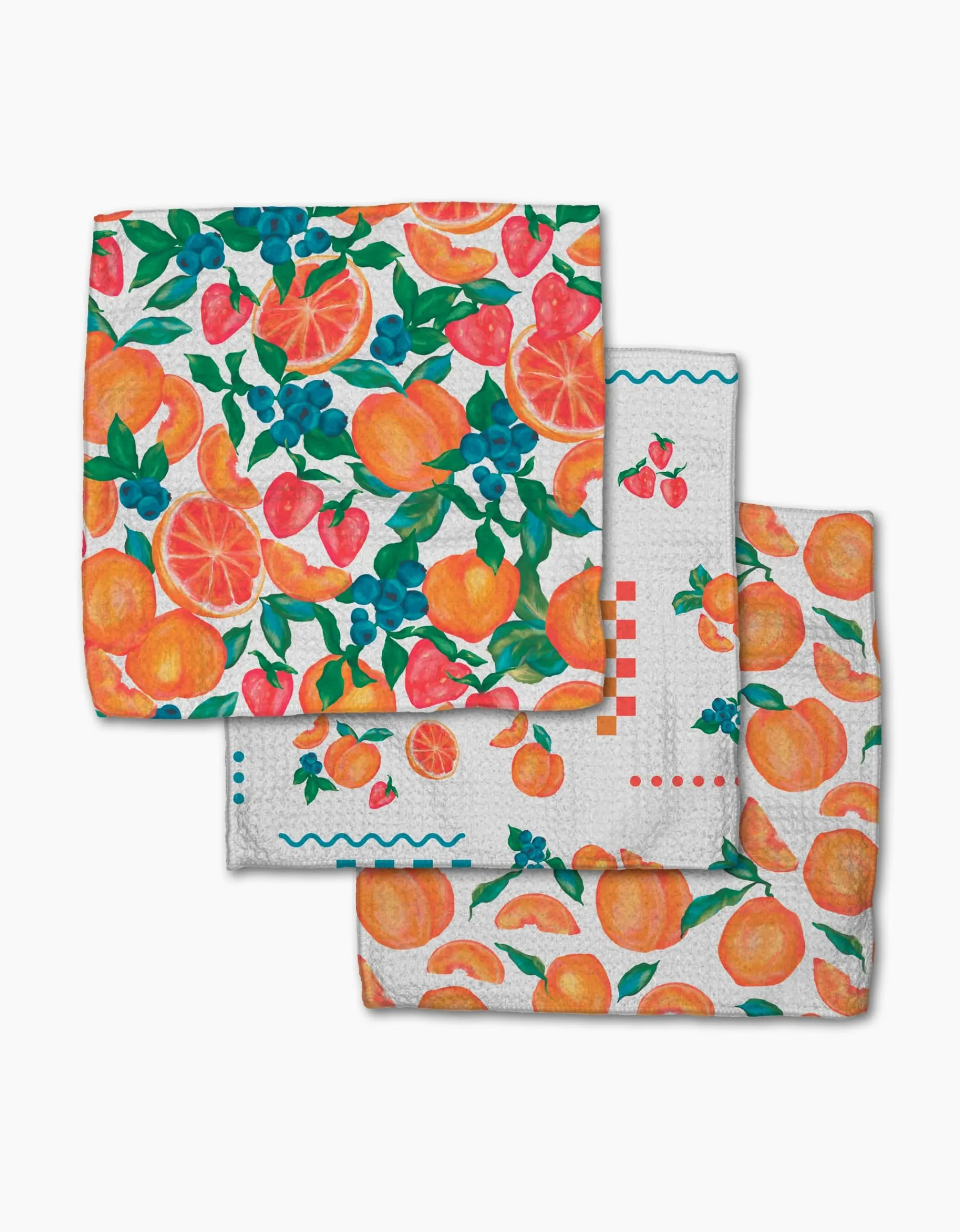 GEOMETRY Sweet Pickings Dishcloth Set