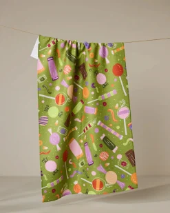 GEOMETRY Sweet Treasures Tea Towel