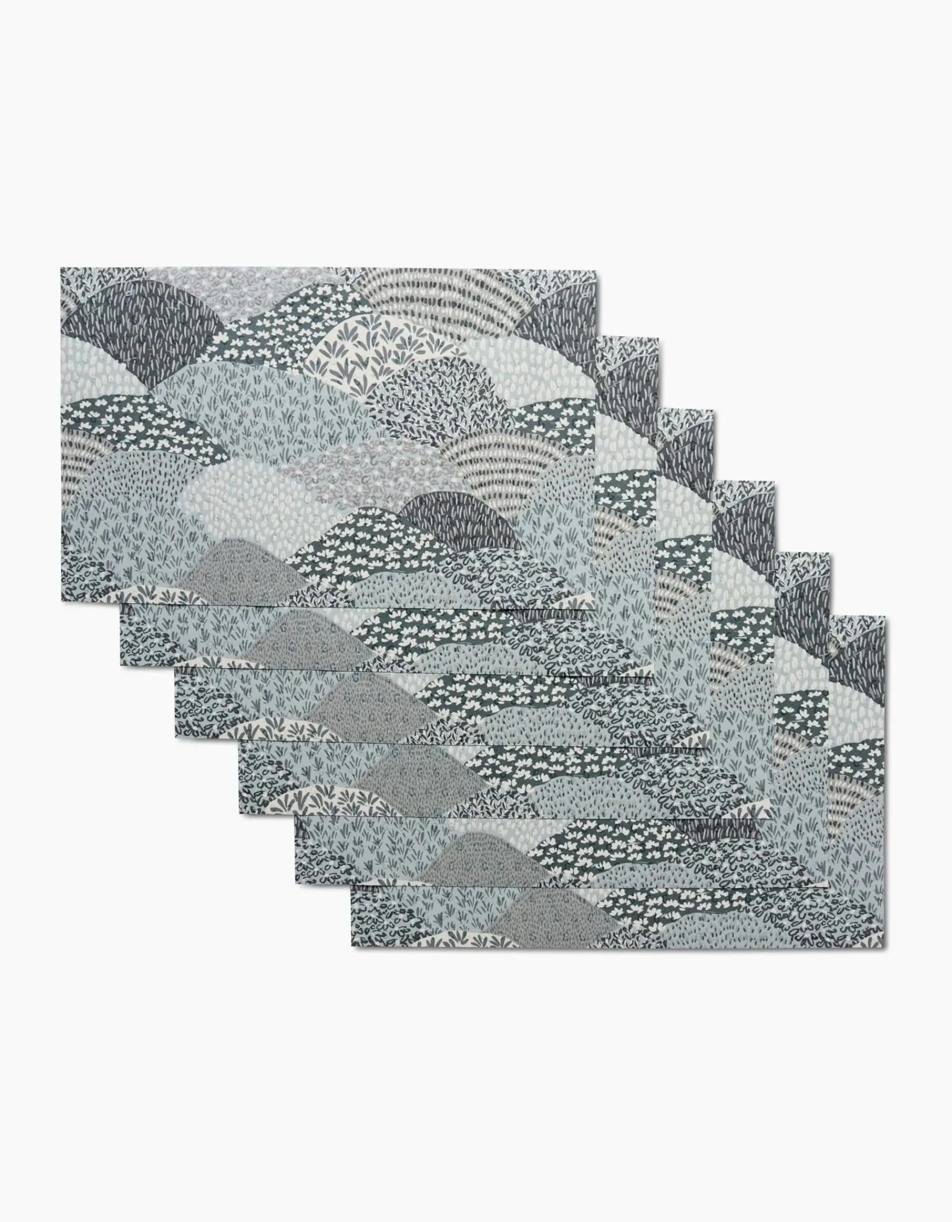 GEOMETRY Sweet Valley Hills Green Not Paper Towel