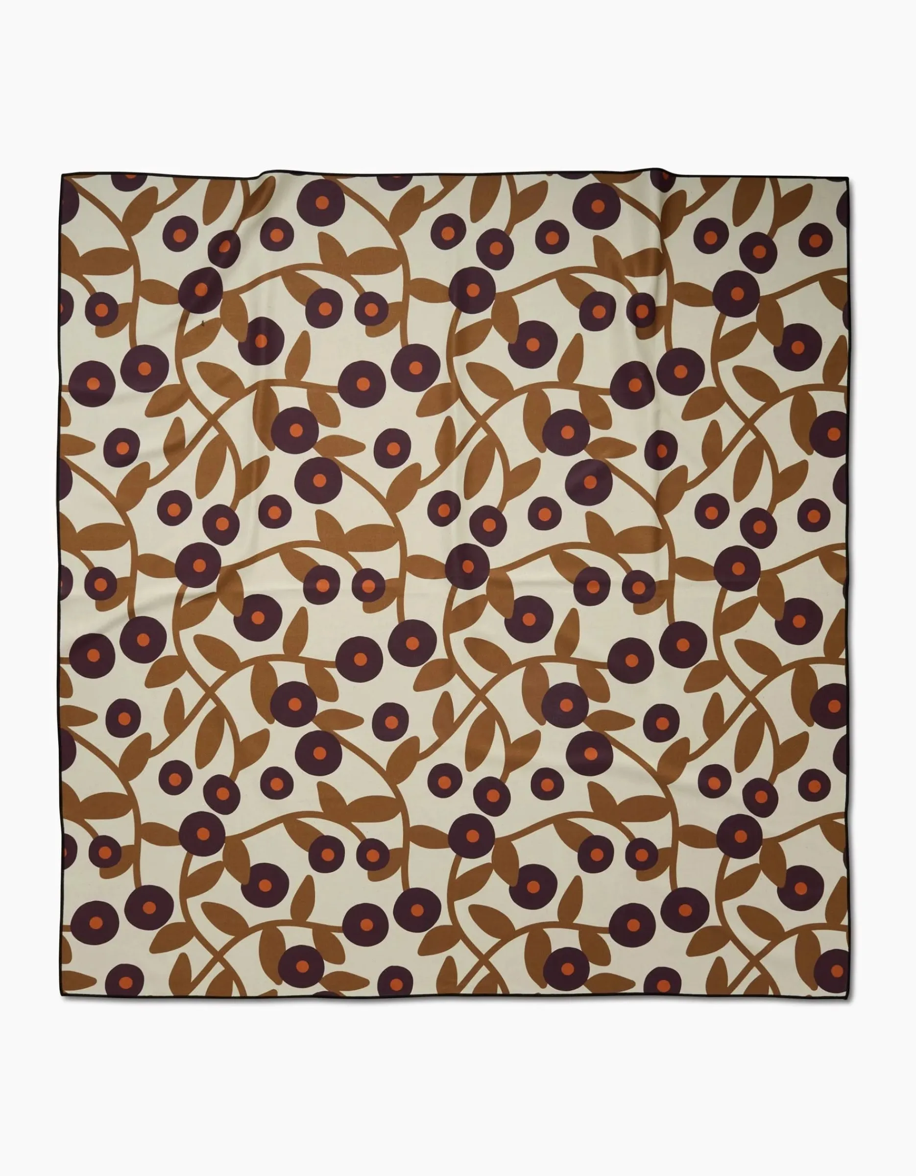 GEOMETRY Swirling Vines Beach Blanket