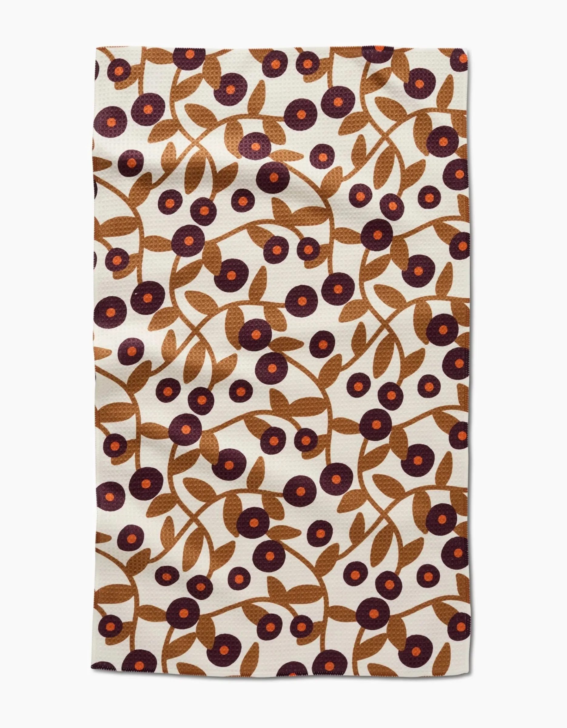 GEOMETRY Swirling Vines Tea Towel