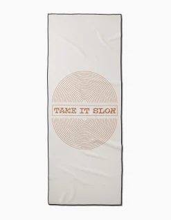 GEOMETRY Take It Slow Yoga Towel