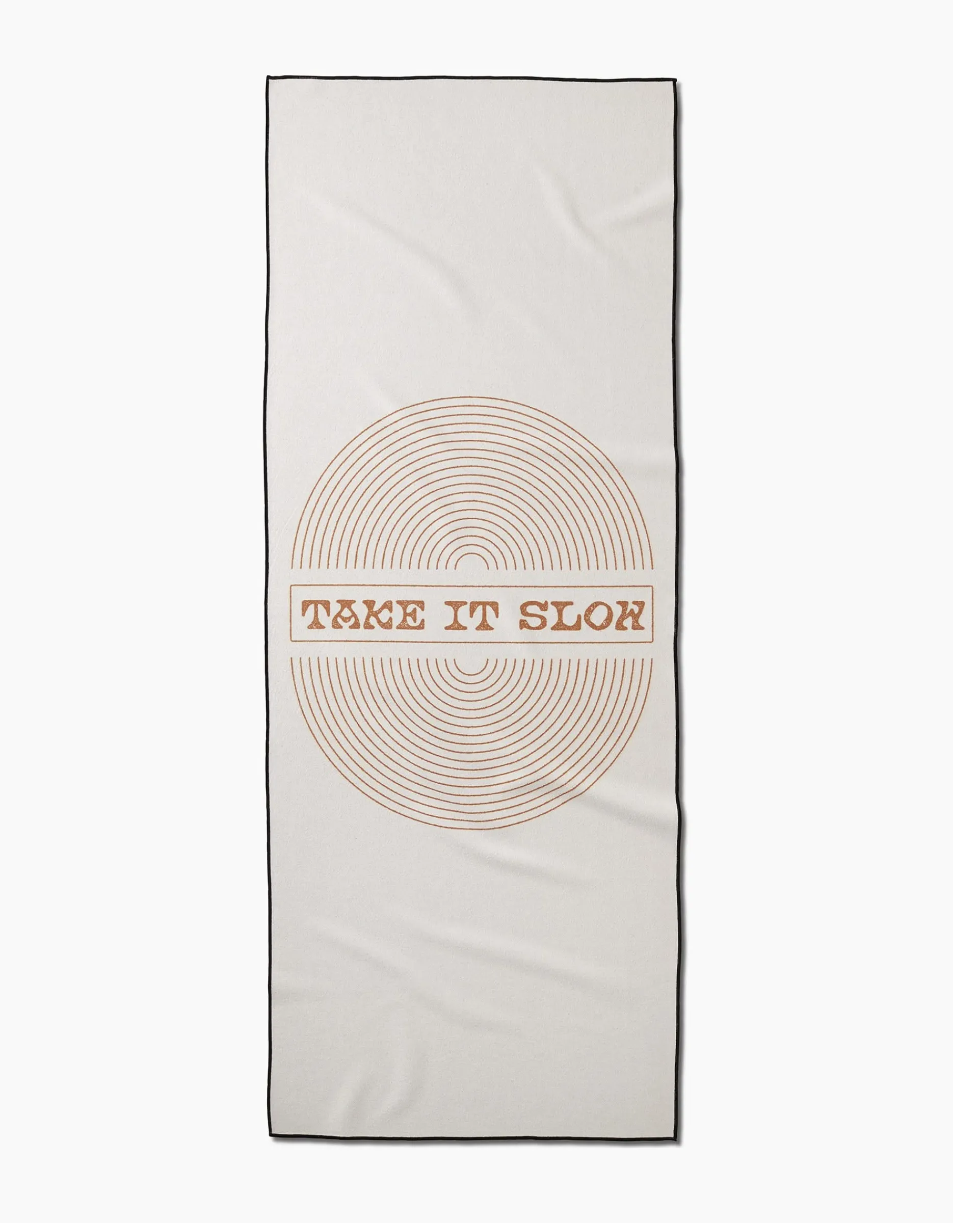 GEOMETRY Take It Slow Yoga Towel